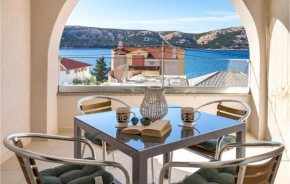 1 Bedroom Lovely Apartment In Stara Novalja